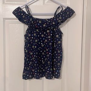 Girls Justice Off The Shoulder Tank